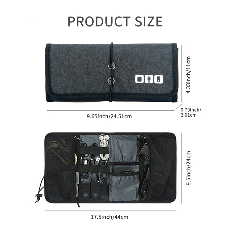Bolsa de Armazenamento de Cabo - Tech Accessories Travel Organizer Pouch avaliação e preço