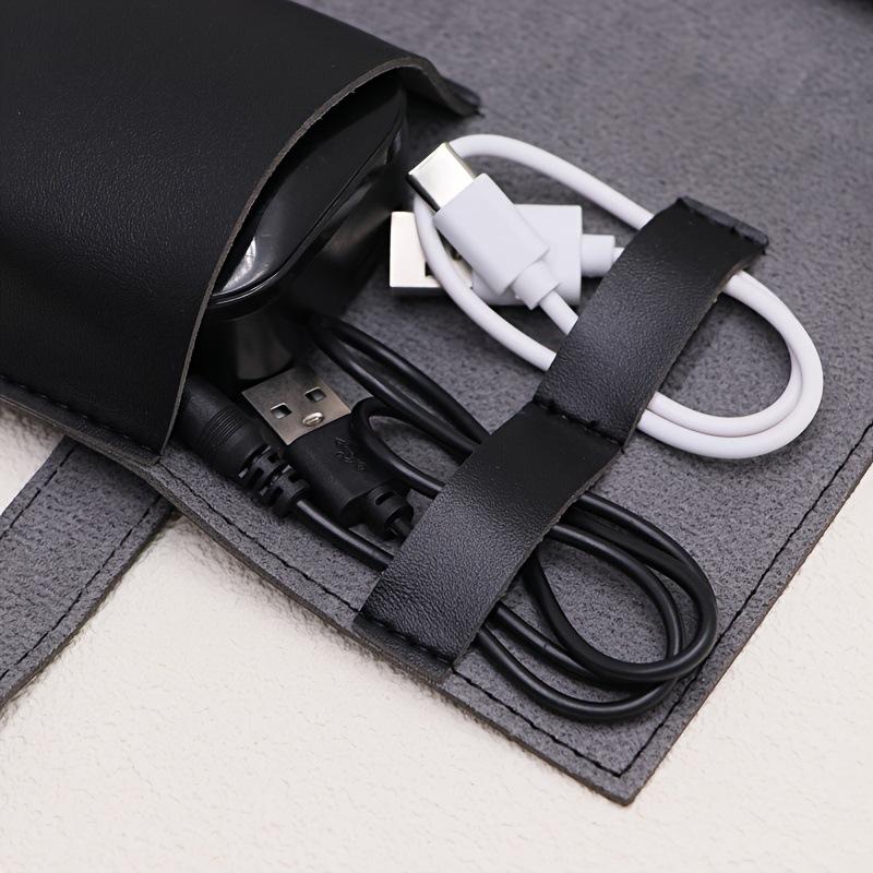 1pc couro do plutônio multi-co - Tech Accessories Travel Organizer Pouch avaliação e preço